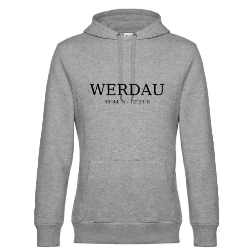 Werdau Koordinaten Hoodie Männer King Hooded