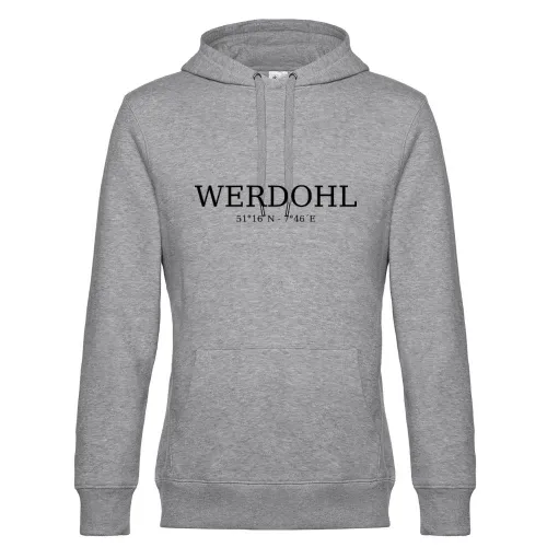 Werdohl Koordinaten Hoodie Männer King Hooded