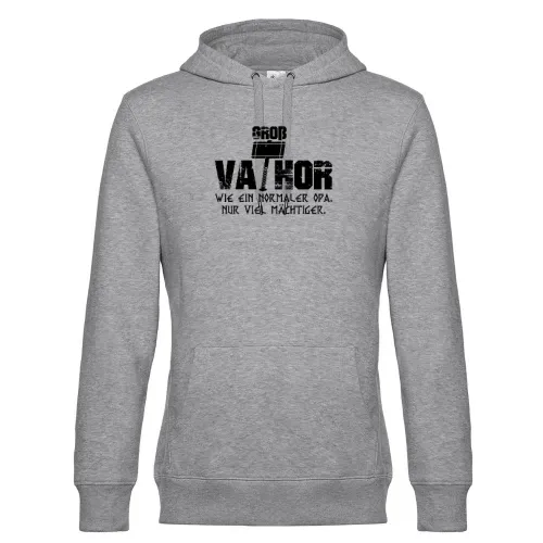 Wikinger Opa Großvater Groß-Vathor Opi Vatertag Hoodie Männer King Hooded