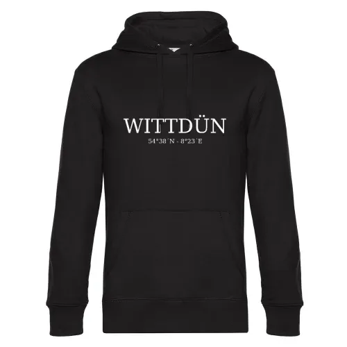 Wittdün Koordinaten Hoodie Männer King Hooded