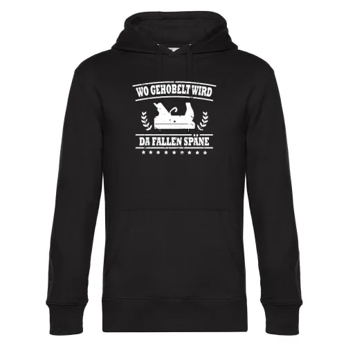 Wo Gehobelt Wird Da Fallen Späne Handwerker Spruch Männer Hoodie