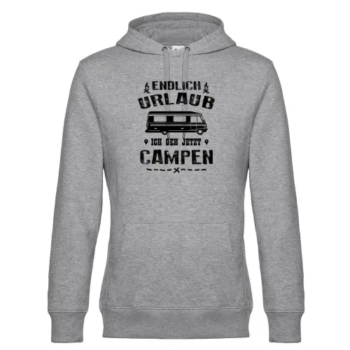 Wohnmobil Camping - Endlich Urlaub Ich Geh Campen Männer Hoodie
