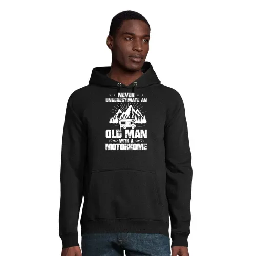 Wohnmobil Camping Old Man Motorhome Camper Womo Hoodie Männer Stellar Bio