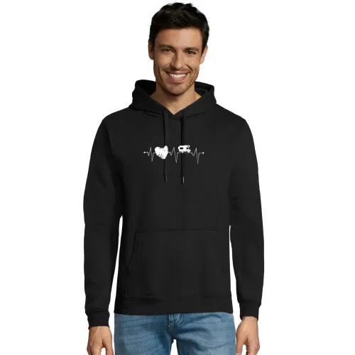 Wohnmobil mit Herz Camping Herzschlag Camper Womo Hoodie Männer Snake