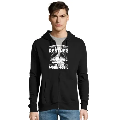 Wohnmobil Opa Rentner Camper Wohnwagen Womo Wowa Männer Hoodie