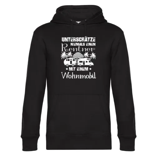 Wohnmobil Opa Rentner Camper Wohnwagen Womo Wowa Hoodie Männer King Hooded