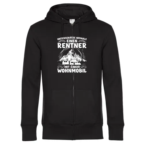Wohnmobil Opa Rentner Camper Wohnwagen Womo Wowa Männer Hoodie