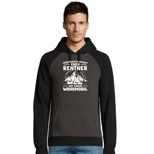 Wohnmobil Opa Rentner Camper Wohnwagen Womo Wowa Männer Hoodie