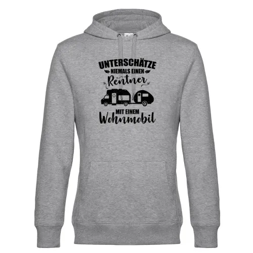Wohnmobil Rentner Camper Wohnwagen Womo Camping Hoodie Männer King Hooded