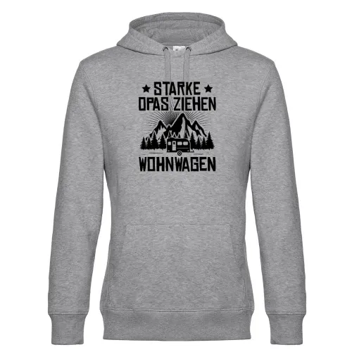 Wohnwagen Caravan Camping Opa Großvater Geschenk Hoodie Männer King Hooded