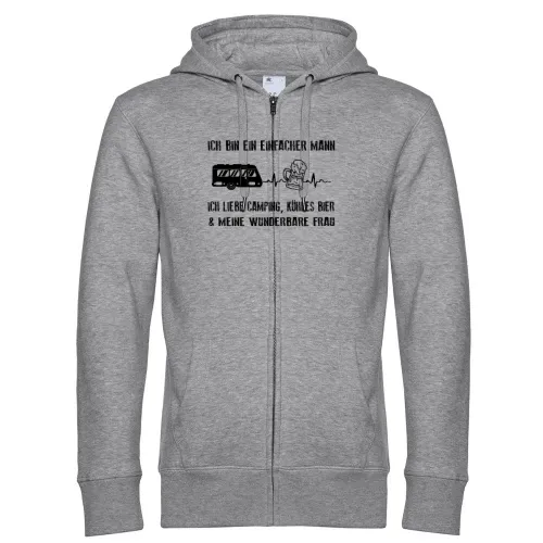 Wohnwagen Puls - Camper Liebt Camping Bier und Frau Männer Hoodie