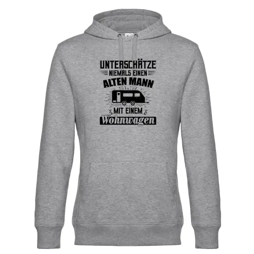 Wohnwagen Rentner Camping Camper Alter Mann Spruch Hoodie Männer King Hooded