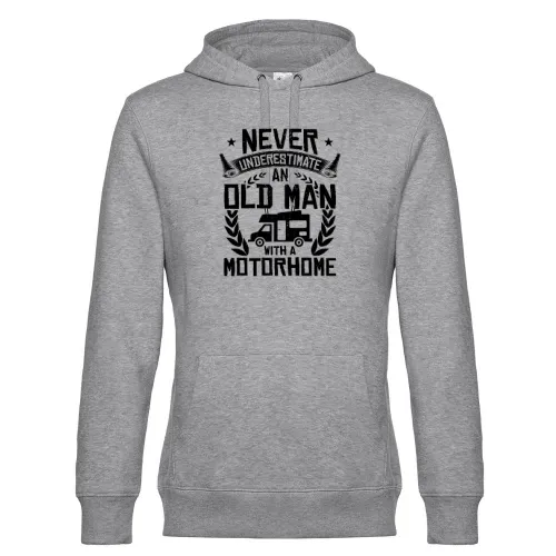WOMO Wohnmobil Camper Camping Rentner Old Man Hoodie Männer King Hooded