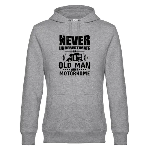 WOMO Wohnmobil Camper Camping Rentner Old Man Hoodie Männer King Hooded