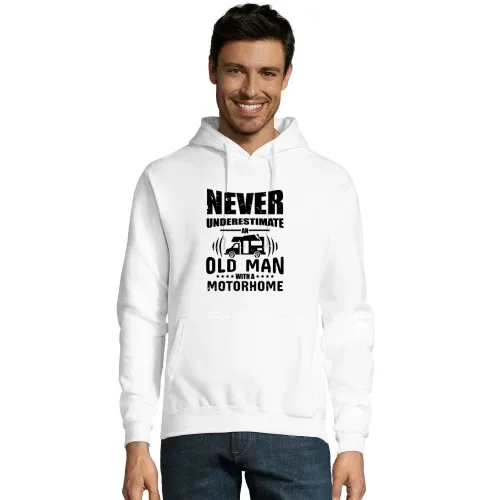 WOMO Wohnmobil Camper Camping Rentner Old Man Hoodie Männer Snake