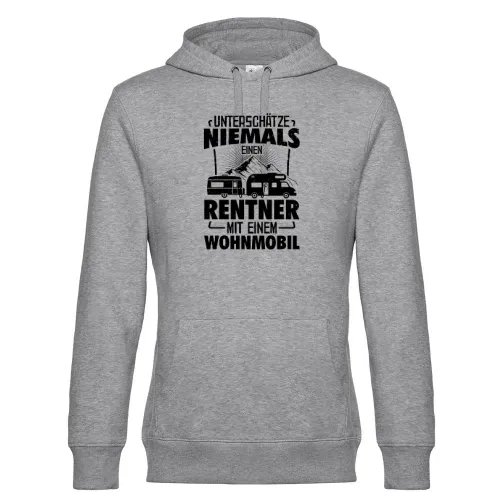 Womo Wohnmobil Rente Opa Rentner Camper Wohnwagen Hoodie Männer King Hooded