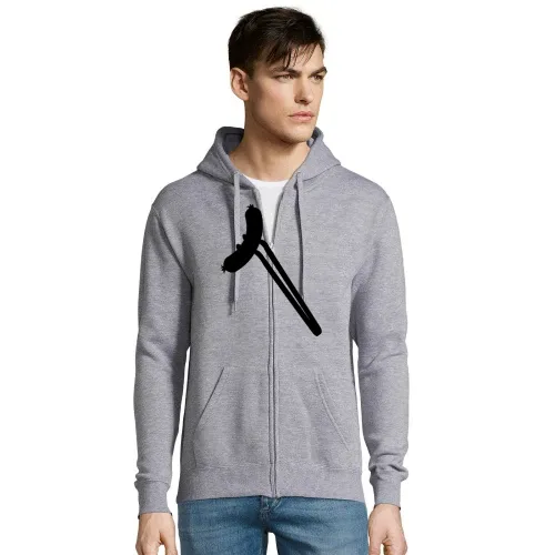 Wurst auf Grillzange Hoodie Männer Seven