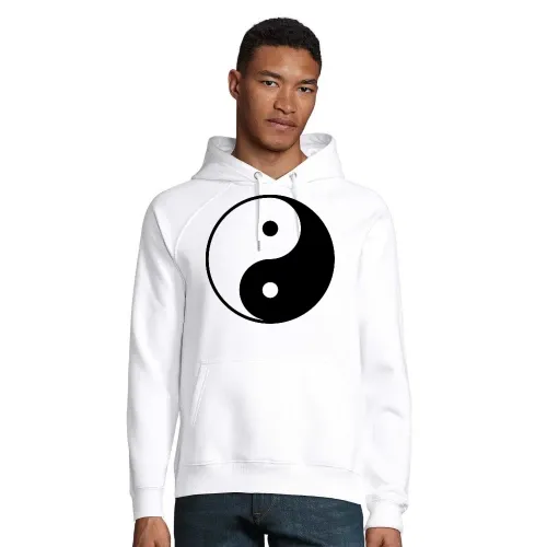 yin yang Männer Hoodie