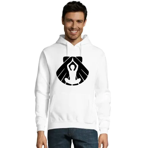 Yogamuschel Hoodie Männer Snake
