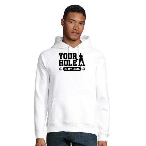 Your Hole is My Goal, Golf Hoodie Männer Stellar Bio