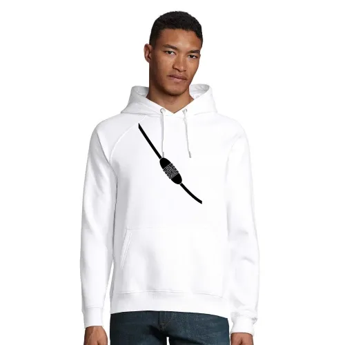 Zahlen Fahrradschloss Hoodie Männer Stellar Bio