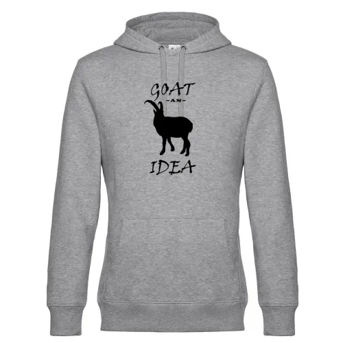 Ziege hat eine Idee - Ziegenhalter Landwirt Hoodie Männer King Hooded