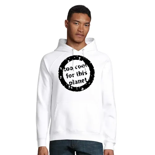 zu cool für diesen Planeten Männer Hoodie