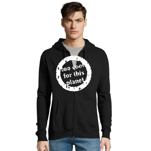 zu cool für diesen Planeten Männer Hoodie