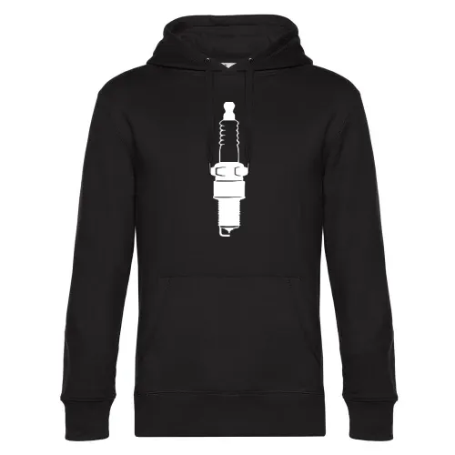 Zündkerze Hoodie Männer King Hooded