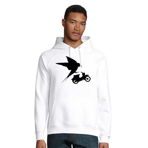 Zwei Schwalbe Männer Hoodie