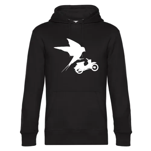 Zwei Schwalbe Männer Hoodie