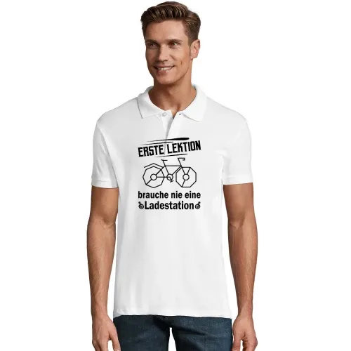1. Lektion Brauche Nie eine Ladestation Anti Ebike Männer Polo