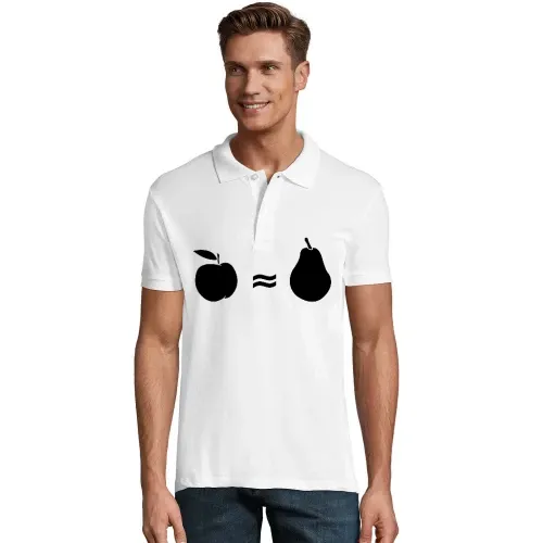Äpfel mit Birnen vergleichen Männer Polo