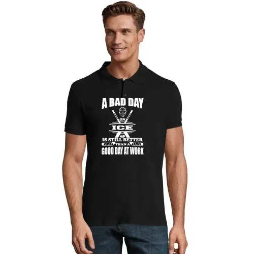 A Bad Day On Ice Eishockey Ice Hockey Spruch Polo