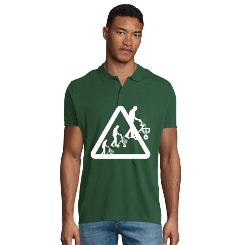 Achtung Rollatoren Männer Polo