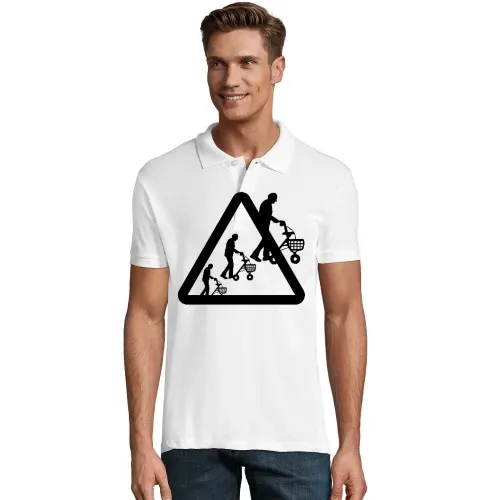 Achtung Rollatoren Männer Polo
