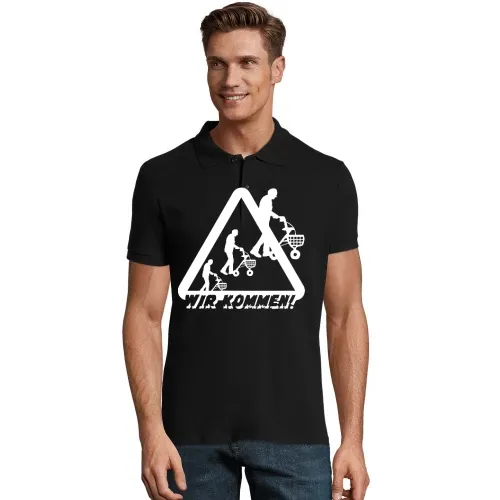 Achtung Rollatoren Wir kommen Polo Männer Perfect