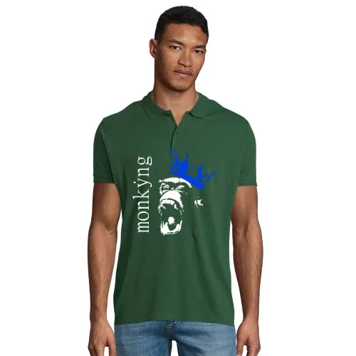 Affenkönig Monkyng Männer Polo
