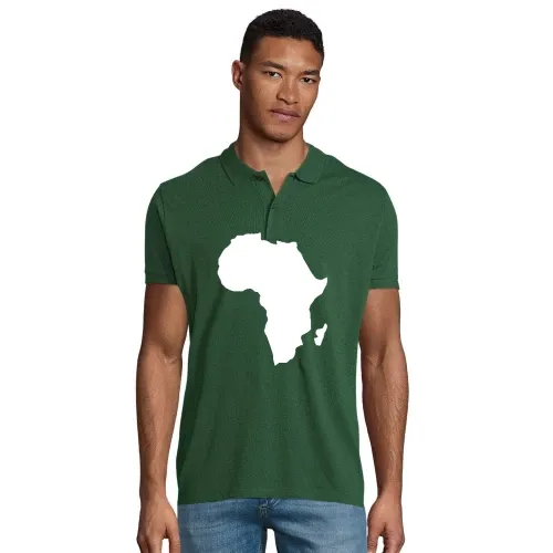 Afrika der schwarze Kontinent Männer Polo
