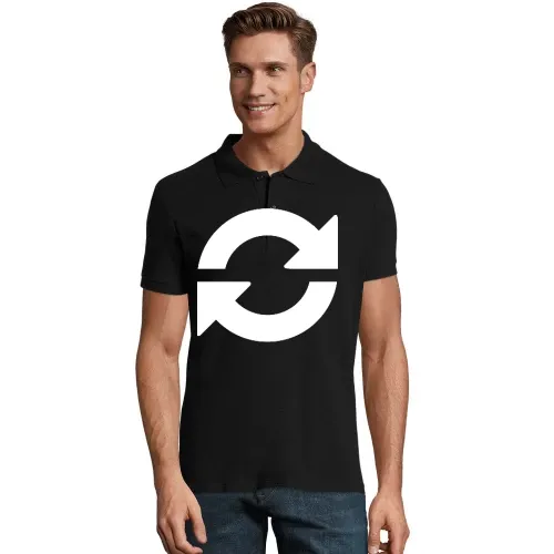 Aktualisieren Refresh Symbol Männer Polo