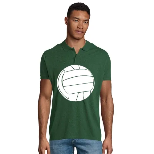 Alter Fußball  aus Leder Männer Polo