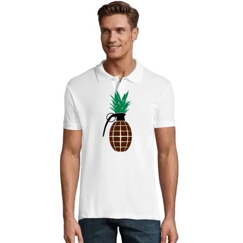Ananas Handgranate Polo Männer Perfect