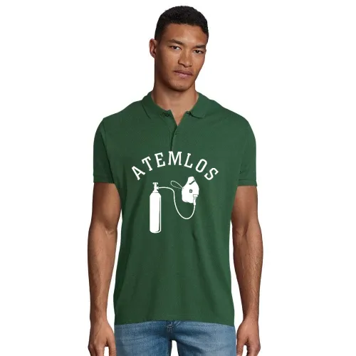 Atemlos Sauerstoffmaske Männer Polo