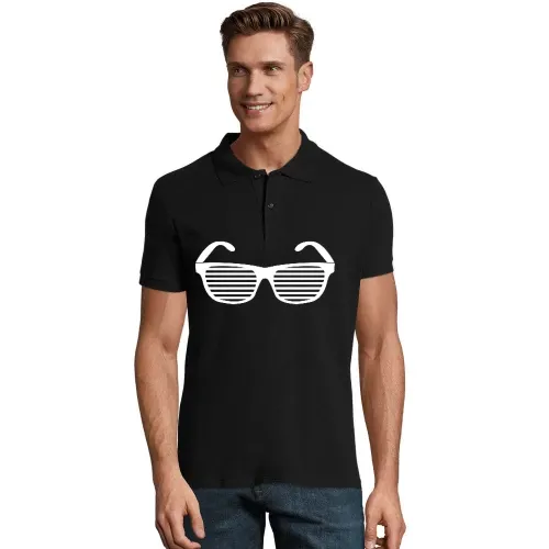 Atzen Brille Männer Polo