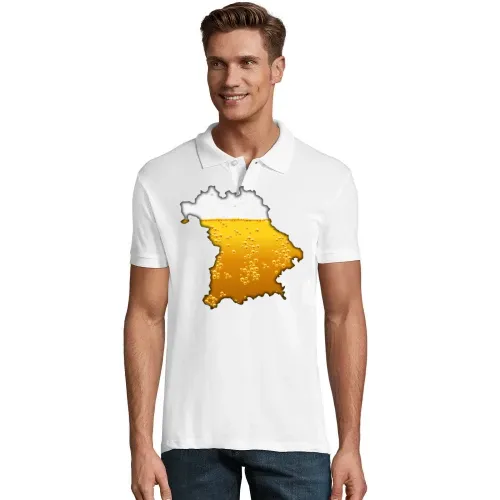 Bayern mit Bier Polo Männer Perfect