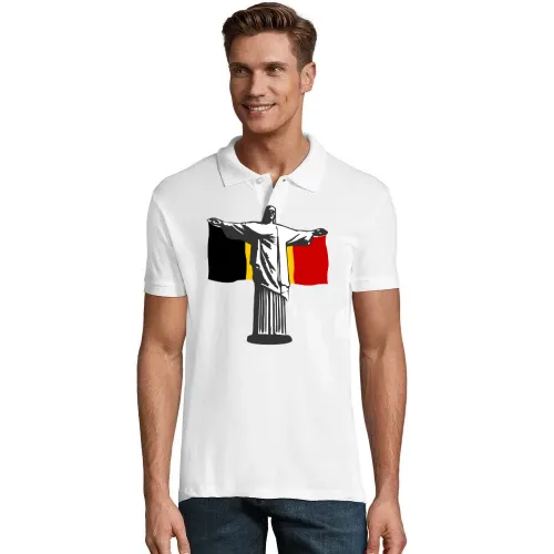 Belgien Jesus in Rio Shirt Polo