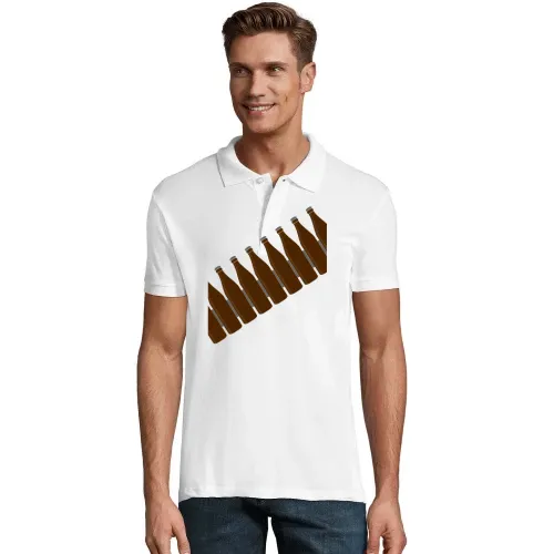 Bierflaschengürtel Shirt Polo Männer Perfect