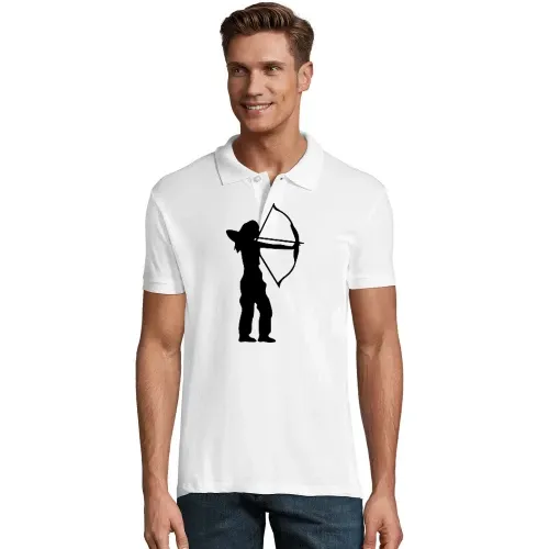 Bogenschützin Bogenschießen Bogenschützinnen Polo Männer Perfect