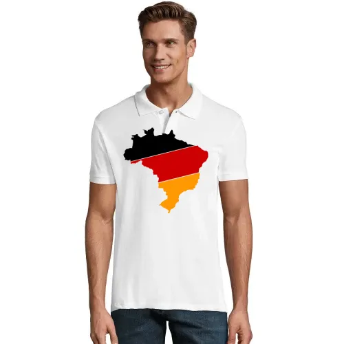 Brasilien in Deutschland Farben Shirt Polo