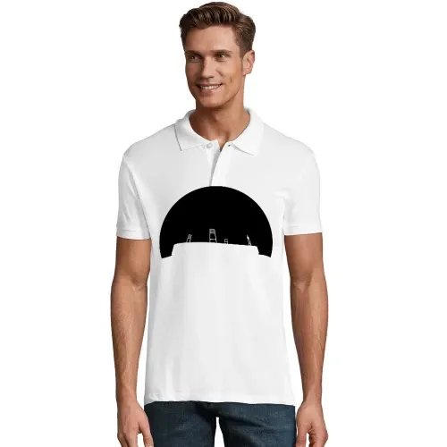 Bremen Fussballstadion im Sonnenuntergang Männer Polo